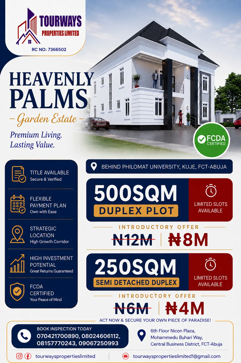 500sqm Duplex Plot gallery image